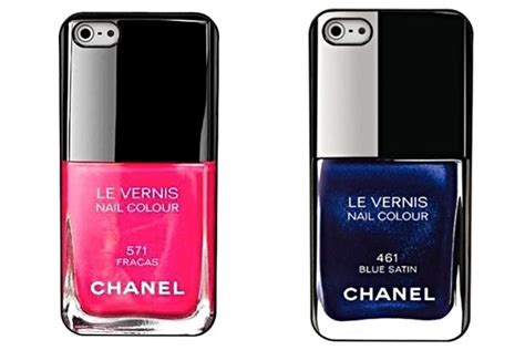 chanel nail varnish iphone case